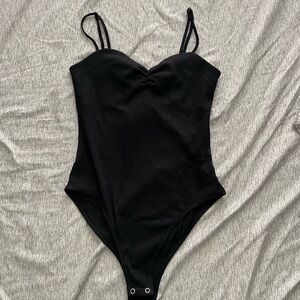 black bodysuit